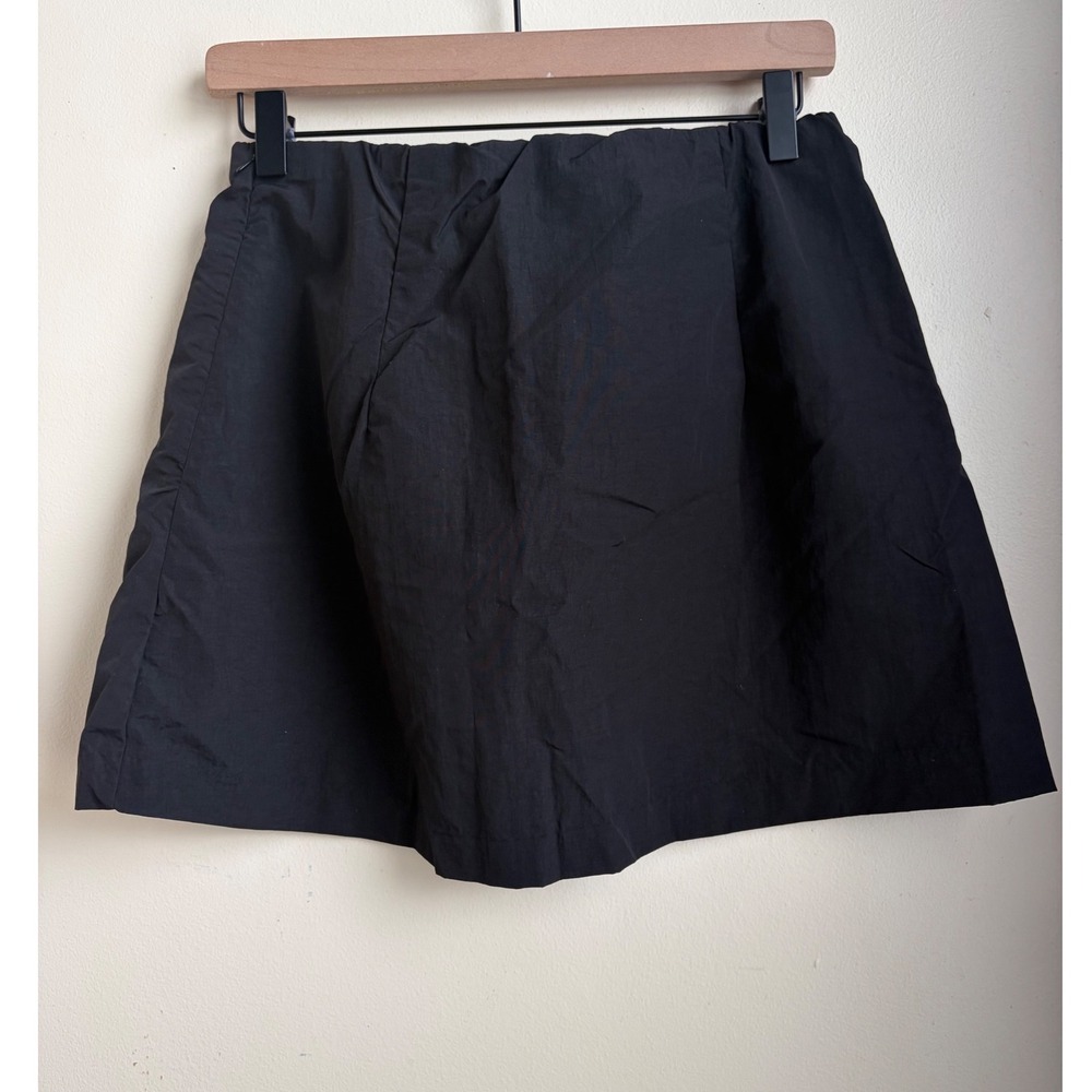 Missguided Womens Black Polyamide Mini Skirt Size‎ L JIT20507417 NWT